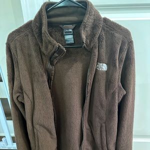 Women’s Dark Brown North Face Fleece Jacket